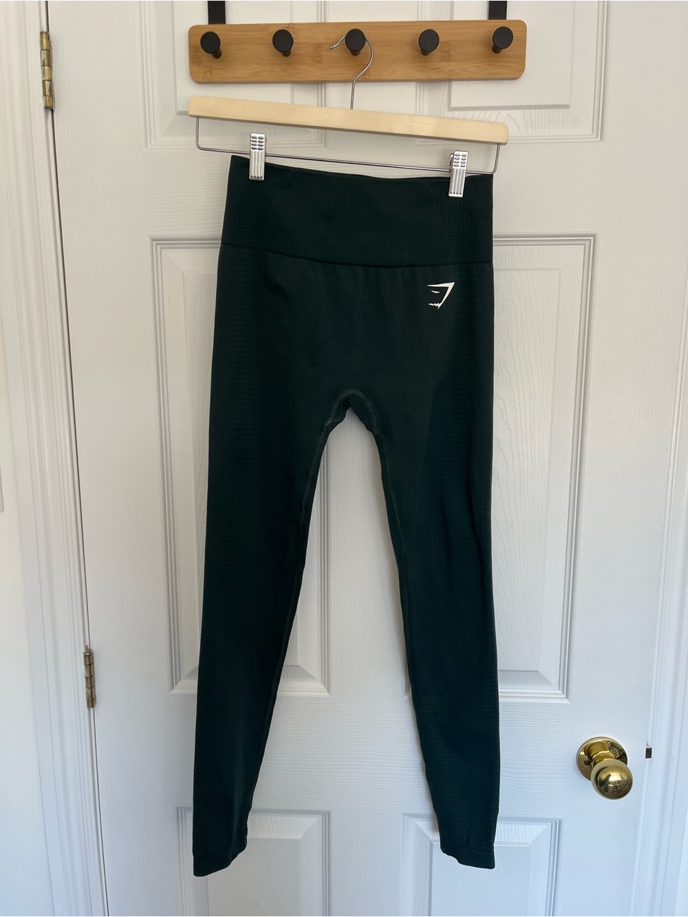Gymshark Woodland Green Marl Vital Seamless Leggings, size S